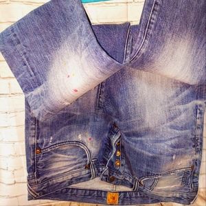 PRPS Jeans Size 36 PRPS Goods Jeans Paint Dot Splatter.
